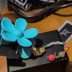 Colorful Beaded Hair Clip